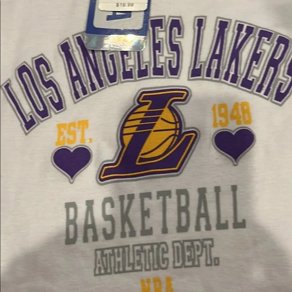 Women’s LA Lakers Short Sleeve Shirt - Picture 3 of 9